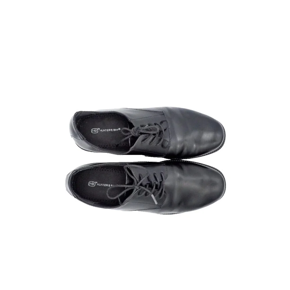 Hunters‎ Bay Oxford Men's Black Dress Shoes  172783 MIKE Size 13